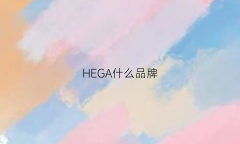 HEGA什么品牌(he是啥品牌)