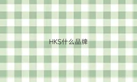 HKS什么品牌(hks是什么品牌)