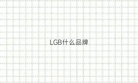 LGB什么品牌(LGB什么品牌功放)