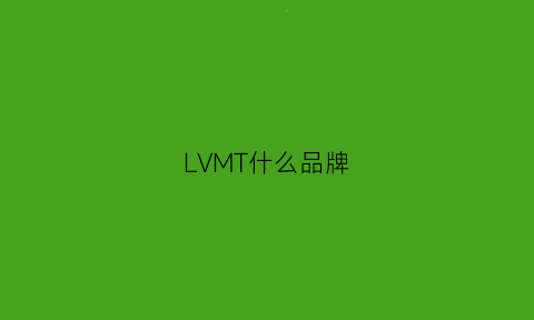 LVMT什么品牌(lv是什么品牌)