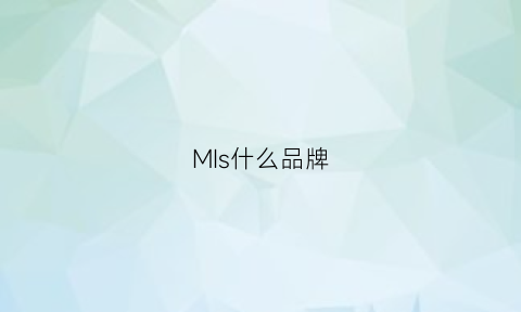 MIs什么品牌(mise什么牌子)