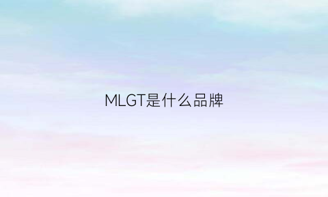 MLGT是什么品牌