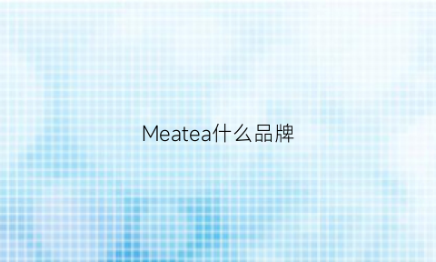Meatea什么品牌(mette品牌)