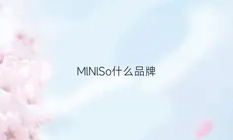 MlNlSo什么品牌(mlssll是什么品牌)