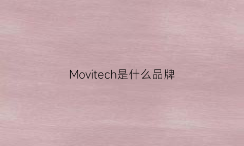 Movitech是什么品牌