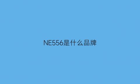 NE556是什么品牌