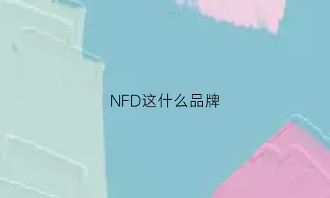 NFD这什么品牌(nff是什么牌子)