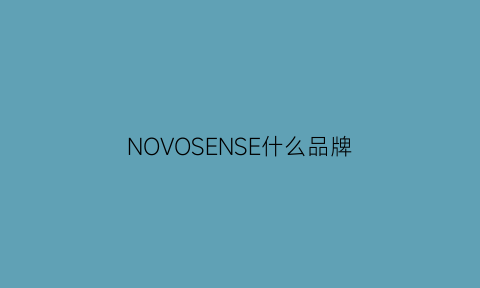 NOVOSENSE什么品牌