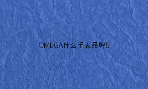 OMEGA什么手表品牌5(omega什么牌子的表)