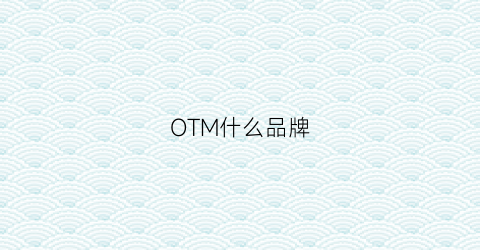 OTM什么品牌(ome什么品牌)