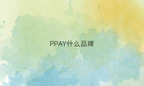 PPAY什么品牌(pp这个牌子怎么样)