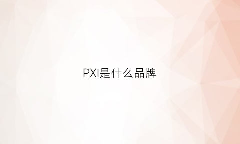 PXI是什么品牌