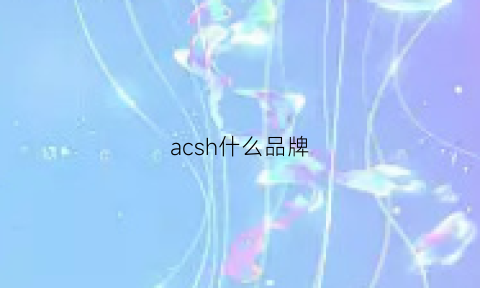 acsh什么品牌(achs品牌怎么样)