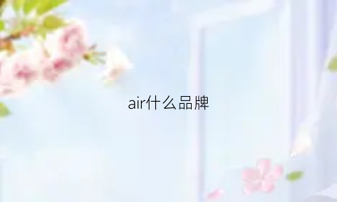 air什么品牌