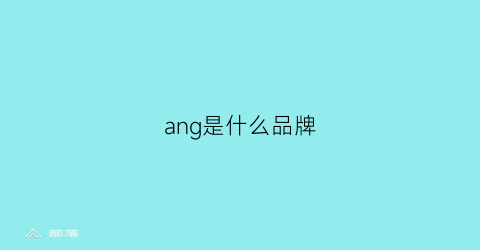 ang是什么品牌(ledimwang是什么品牌)