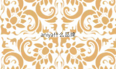 aniya什么品牌(annaya是什么品牌)