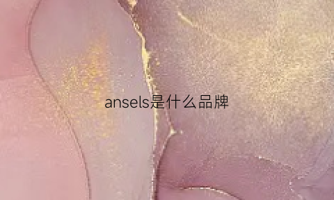 ansels是什么品牌(anes是什么牌子)