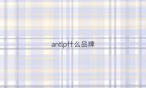 antlp什么品牌(anp牌子)