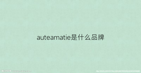 auteamatie是什么品牌