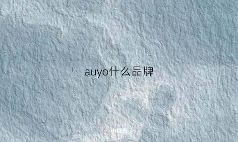 auyo什么品牌(auooi是什么牌子)