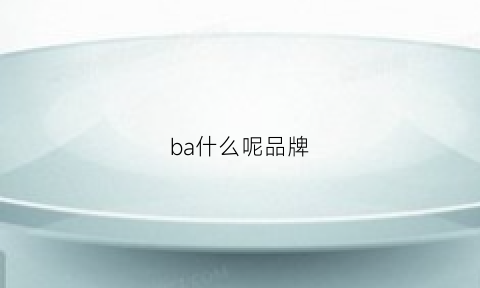 ba什么呢品牌