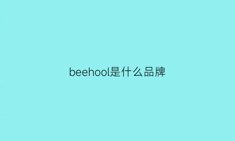 beehool是什么品牌