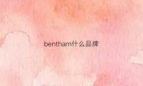 bentham什么品牌(ben是什么牌子)