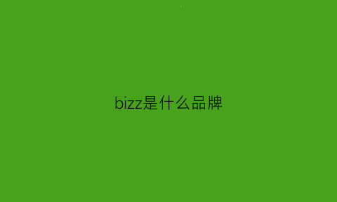 bizz是什么品牌