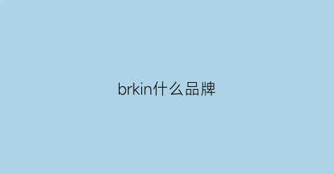 brkin什么品牌(brightking什么牌子)