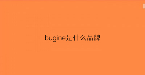 bugine是什么品牌(busen是什么牌子)