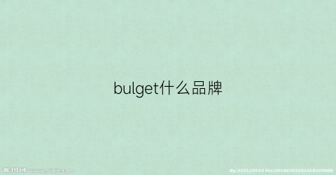 bulget什么品牌(buti什么牌子)