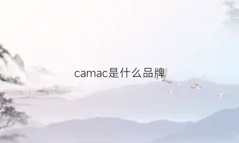 camac是什么品牌(camaieu是什么牌子)