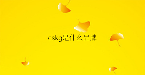 cskg是什么品牌