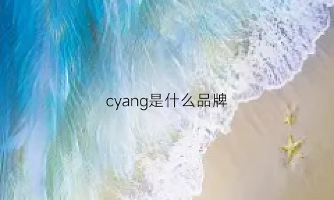 cyang是什么品牌