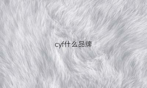 cyf什么品牌