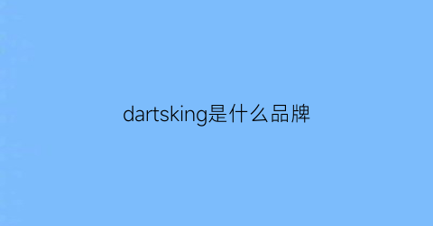 dartsking是什么品牌