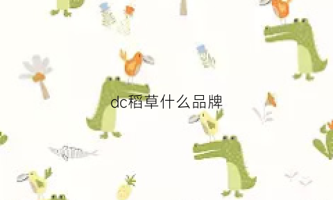 dc稻草什么品牌