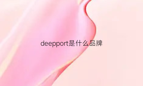 deepport是什么品牌
