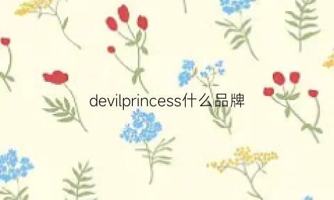 devilprincess什么品牌(devilbiss是什么品牌)