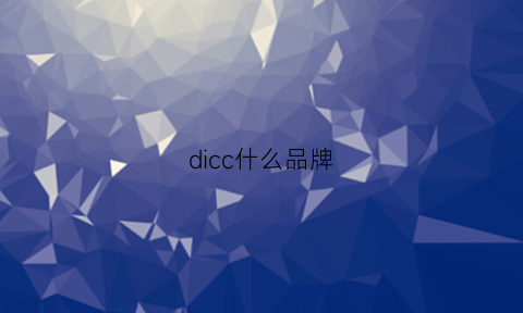 dicc什么品牌(disc是什么品牌)