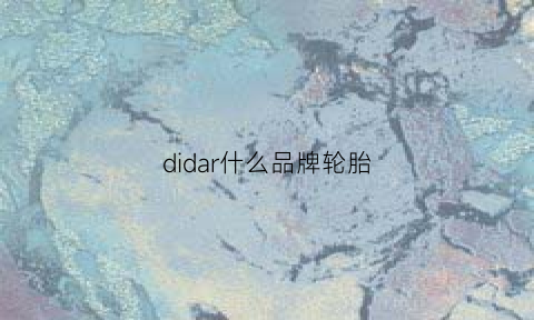 didar什么品牌轮胎(轮胎品牌discoverer)