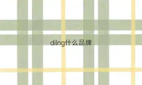 dilng什么品牌