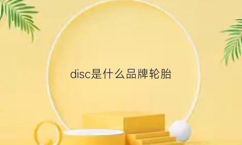 disc是什么品牌轮胎(discoverer是什么轮胎)