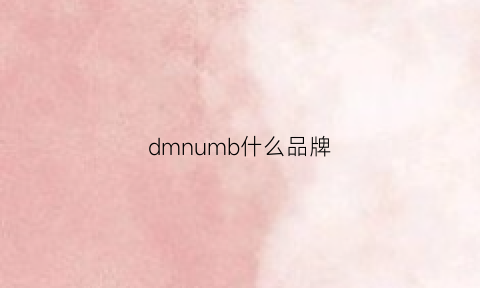 dmnumb什么品牌(dmdn什么牌子)