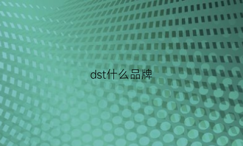 dst什么品牌(dst什么牌子)