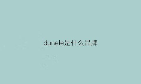 dunele是什么品牌(dufonte什么品牌)