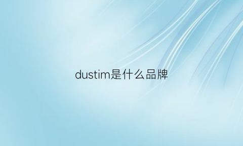 dustim是什么品牌