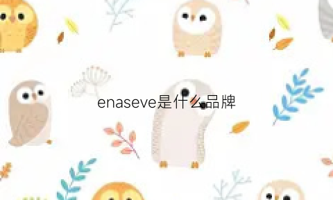 enaseve是什么品牌(enorsa是什么牌子)