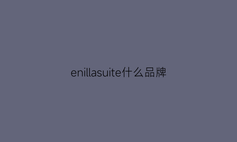 enillasuite什么品牌(enillasuite鞋子价格)