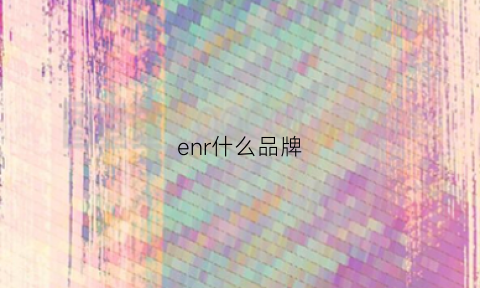 enr什么品牌(ene是什么品牌)